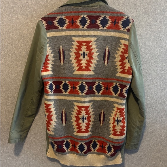 Thread & Supply Knit Sweater Jacket with Pattern size Large - Picture 10 of 12